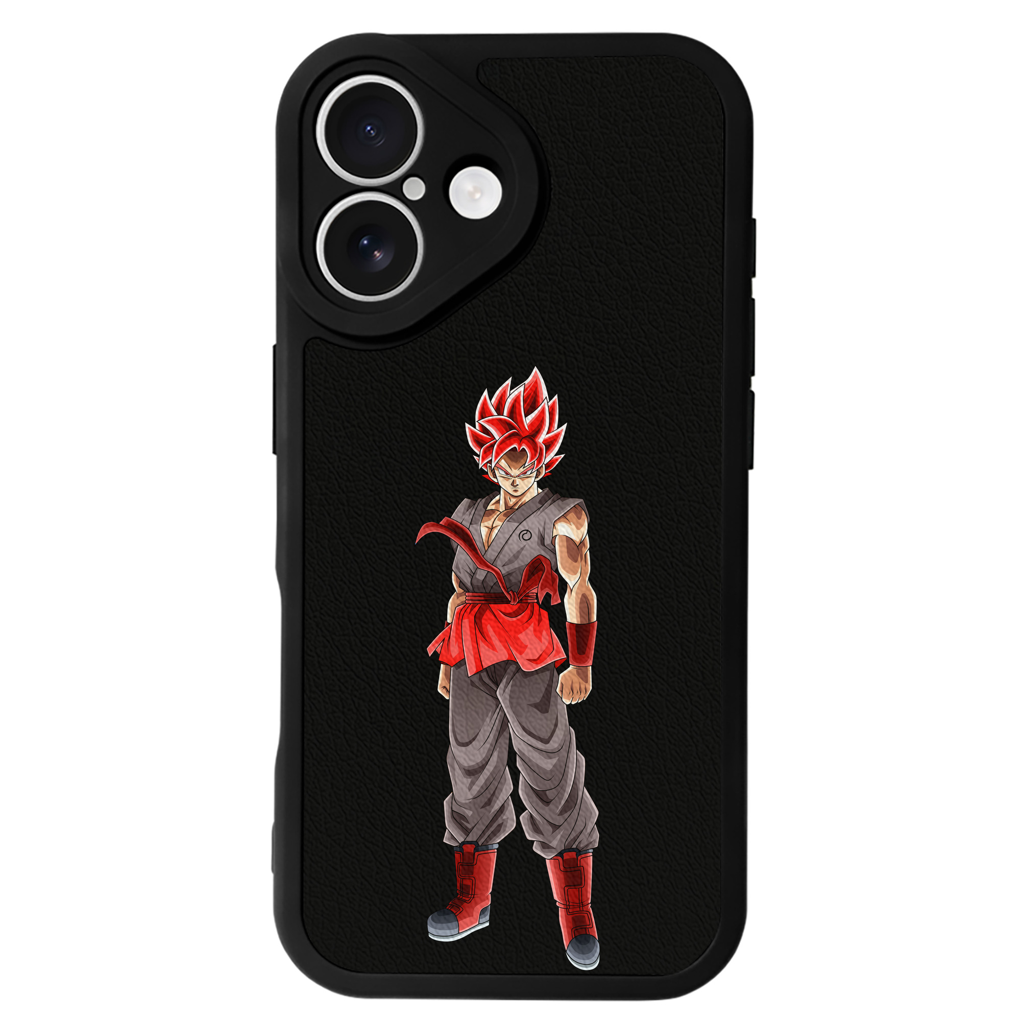 （画像用） ドラゴンボール 孫 悟飯（そんごはん）DRAGON BALL Son Gohan 【iPhone 16シリーズ対応】シリコンスマホケース（レザー調） 材質：シリコン